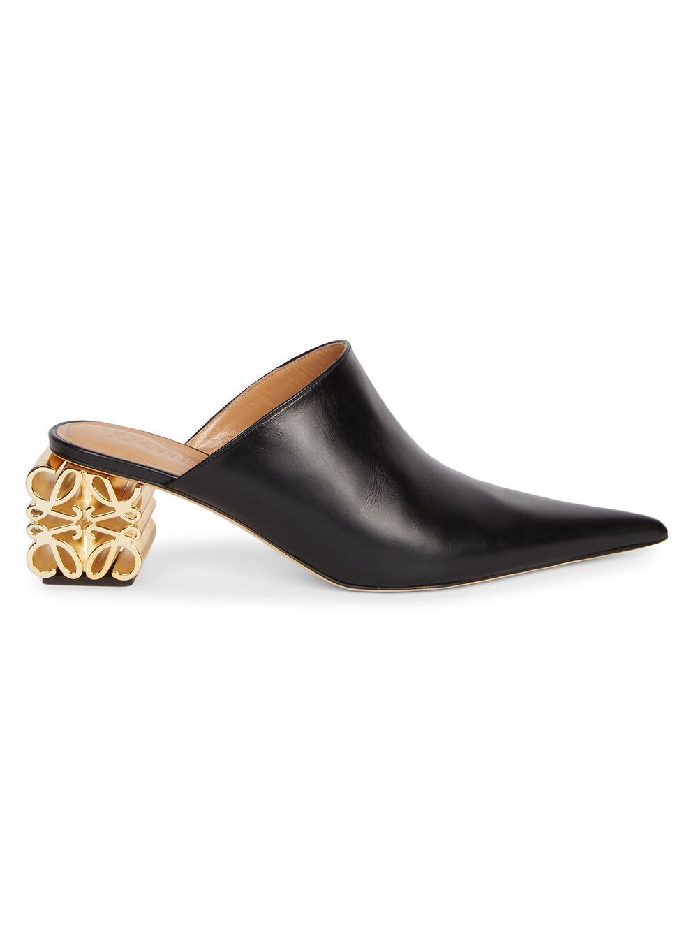 

Кожаные туфли Anagram Heel 60 Loewe, черный
