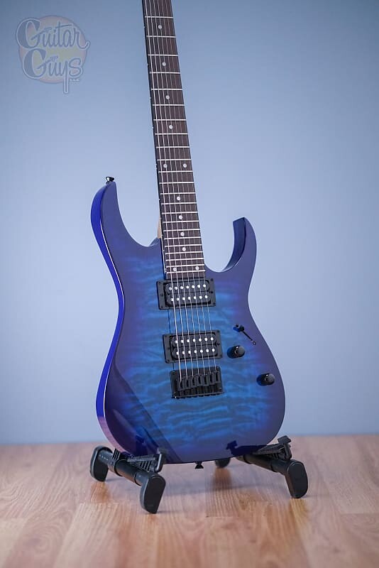 

Ibanez GRG7221QATBB Прозрачный синий взрыв GRG7221QATBB Transparent Blue Burst