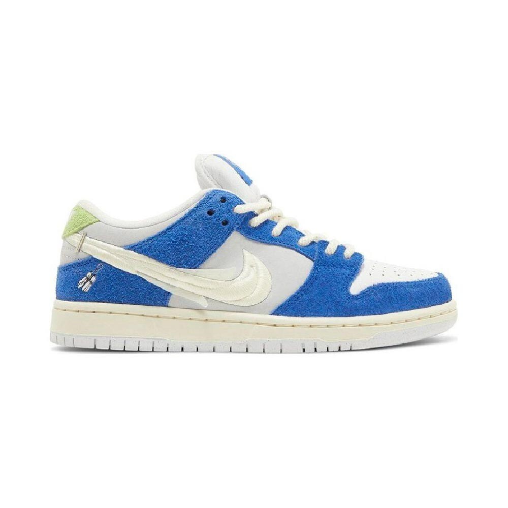 

Кроссовки Nike SB Dunk Low Pro Fly Streetwear, синий/светло-серый/зеленый/белый