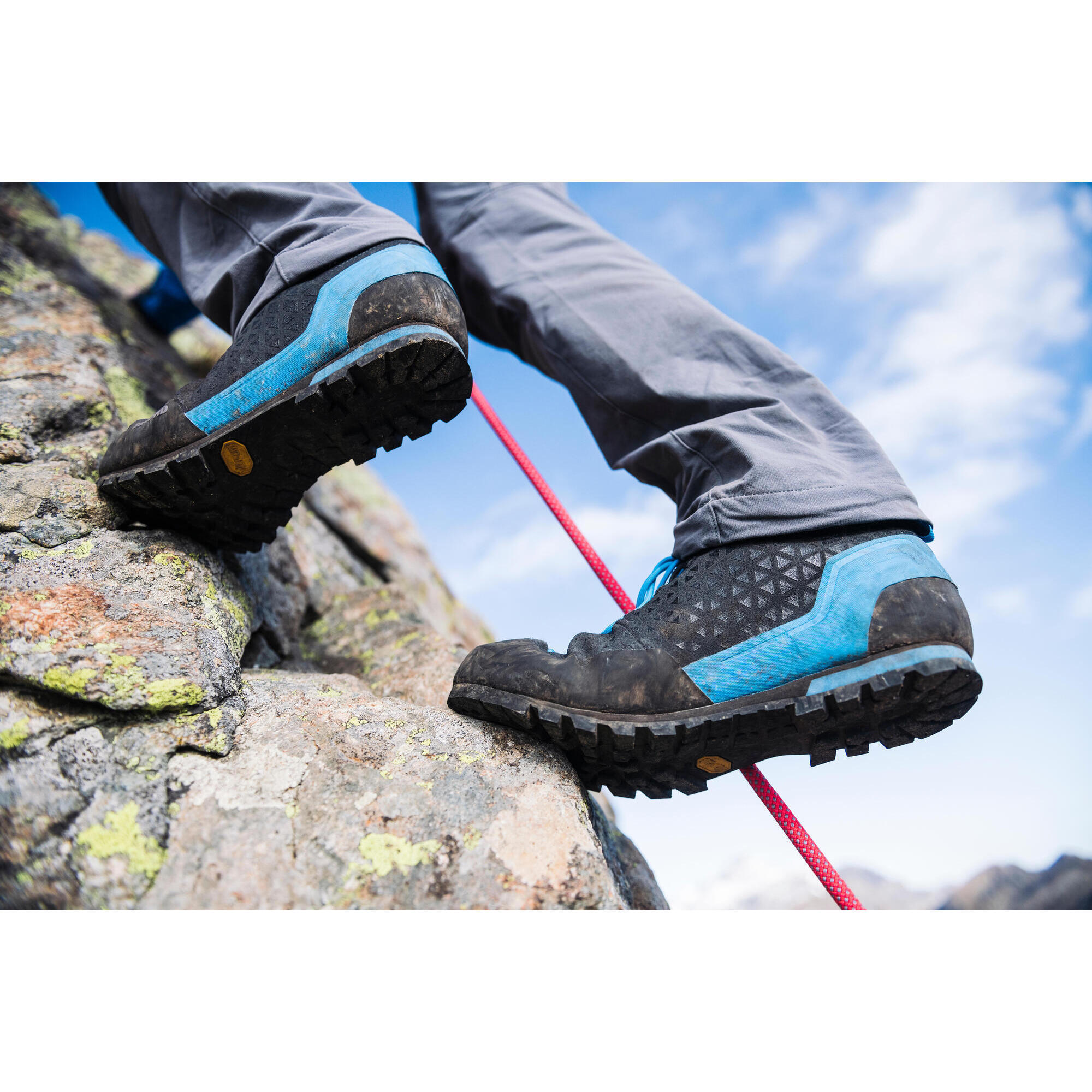 Ботинки Rock Simond для альпинизма водонепроницаемые мужские, черный /синий – купить по выгодным ценам с доставкой из-за рубежа через сервис«CDEK.Shopping»