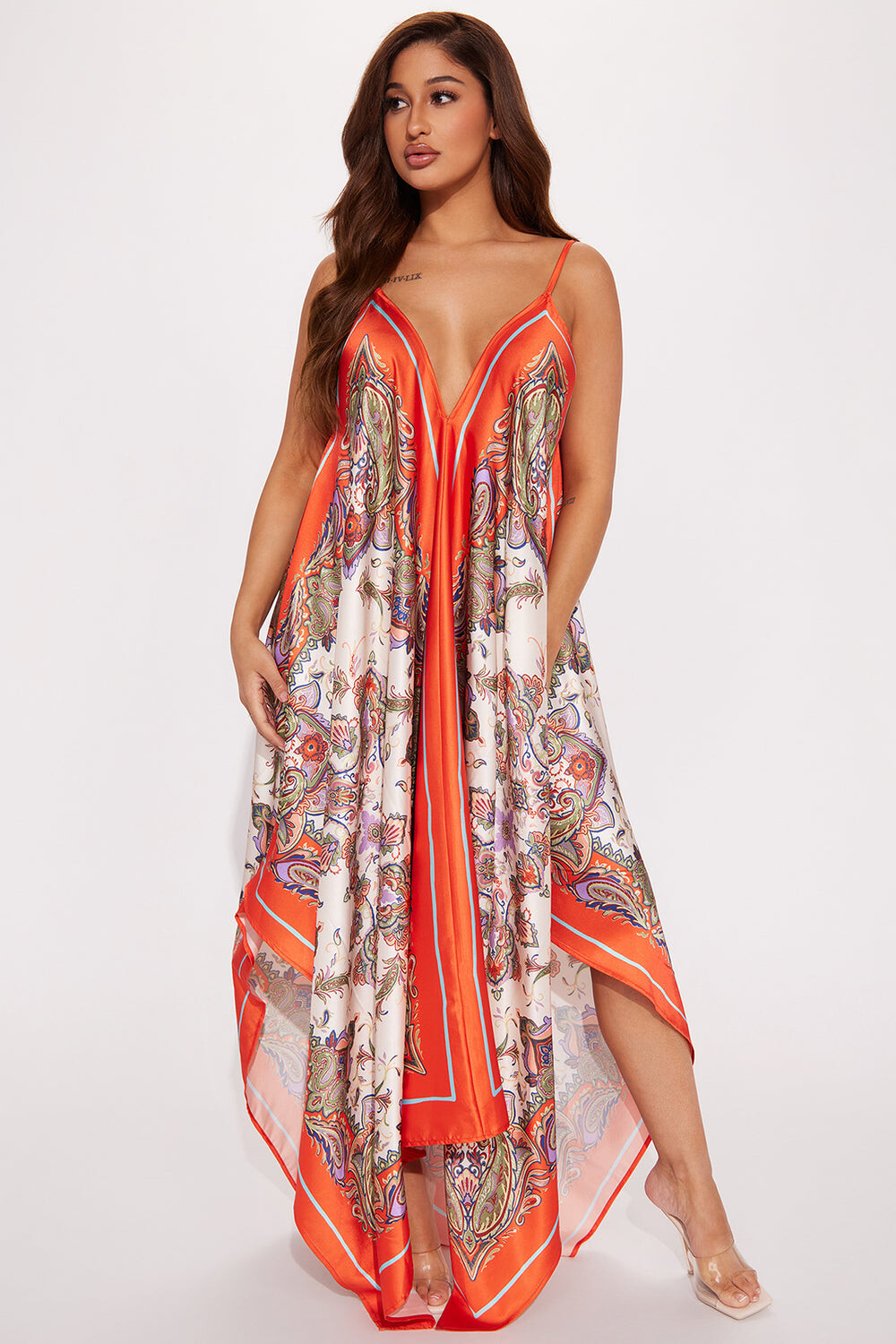 

Платье Fashion Nova SD305322FN, оранжевый