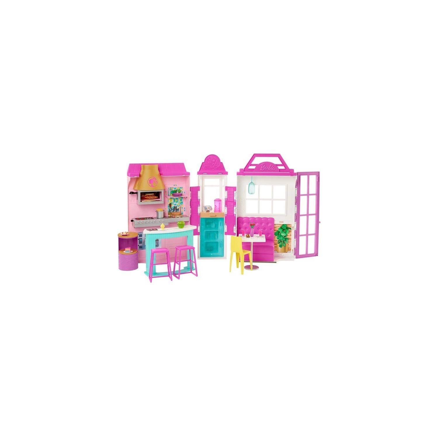 Игровой набор Barbie ресторан машины fun toy набор дорожный с игровым ковриком