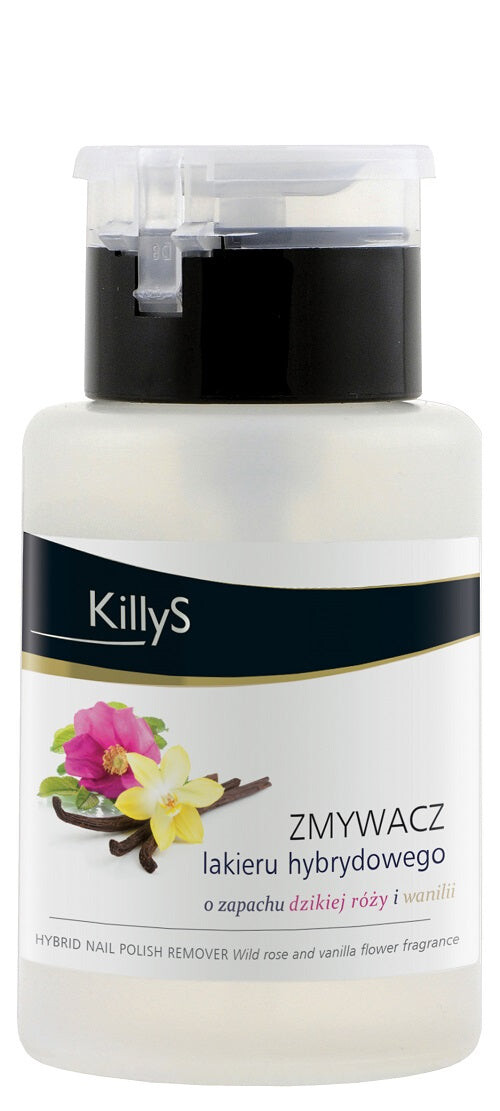 

KillyS Hybrid Nail Polish Remover Гибридная помпа для снятия лака Дикая роза и ваниль 150мл