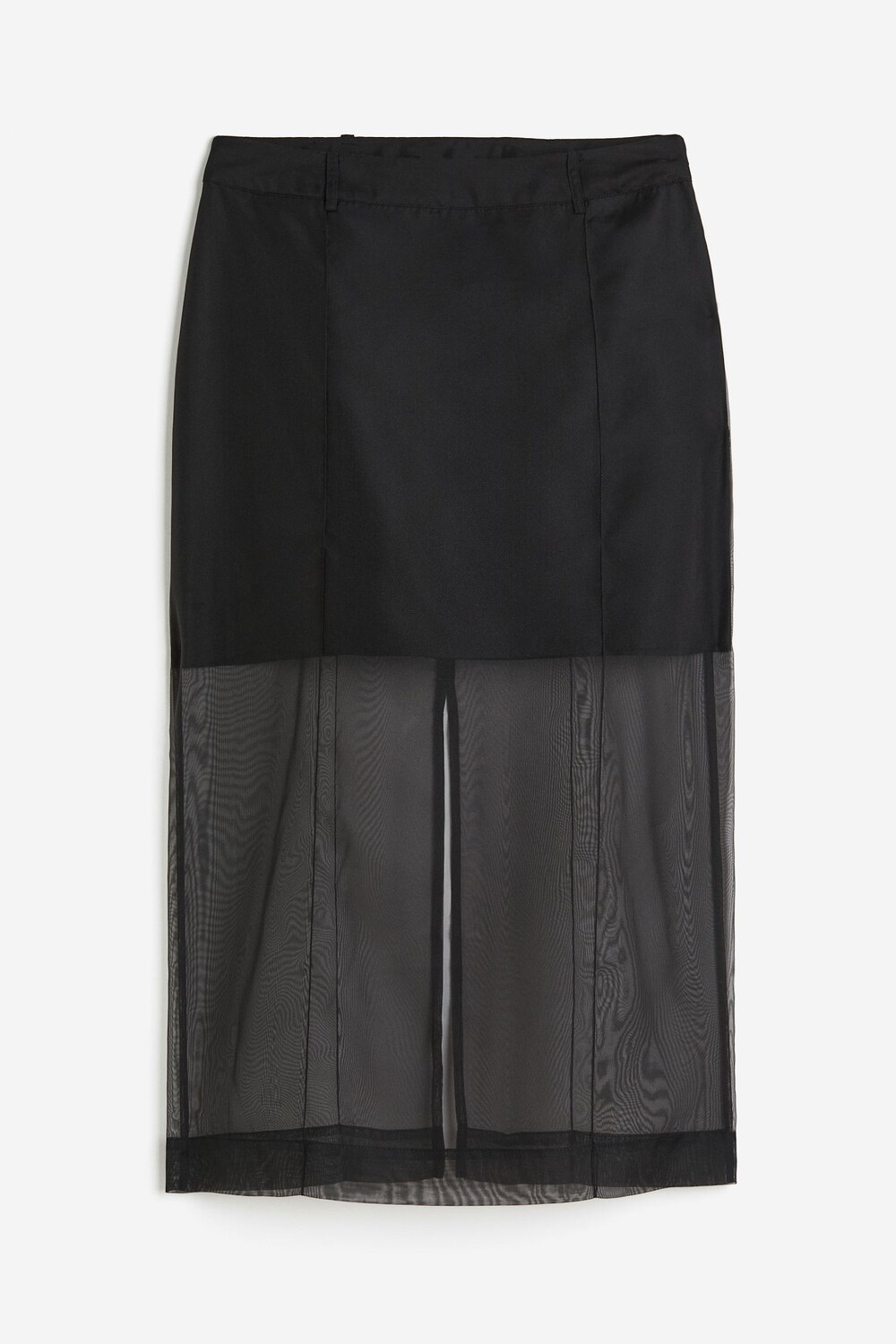 

Юбка H&M Sheer Pencil, черный