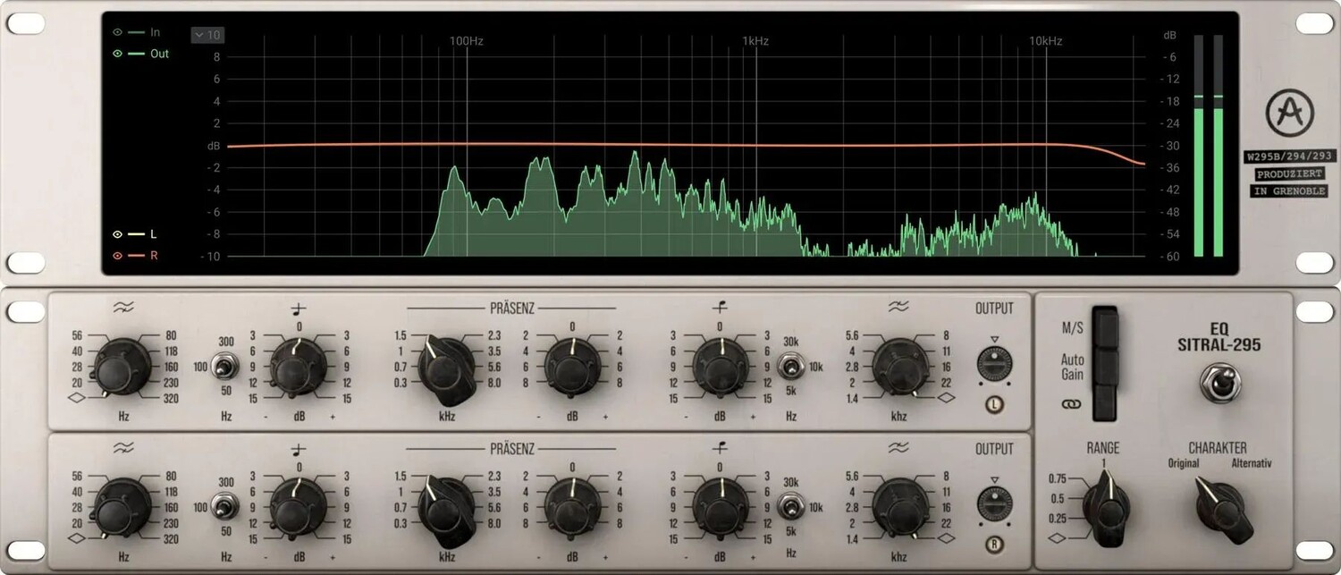

Плагин эквалайзера Arturia EQ Sitral-295