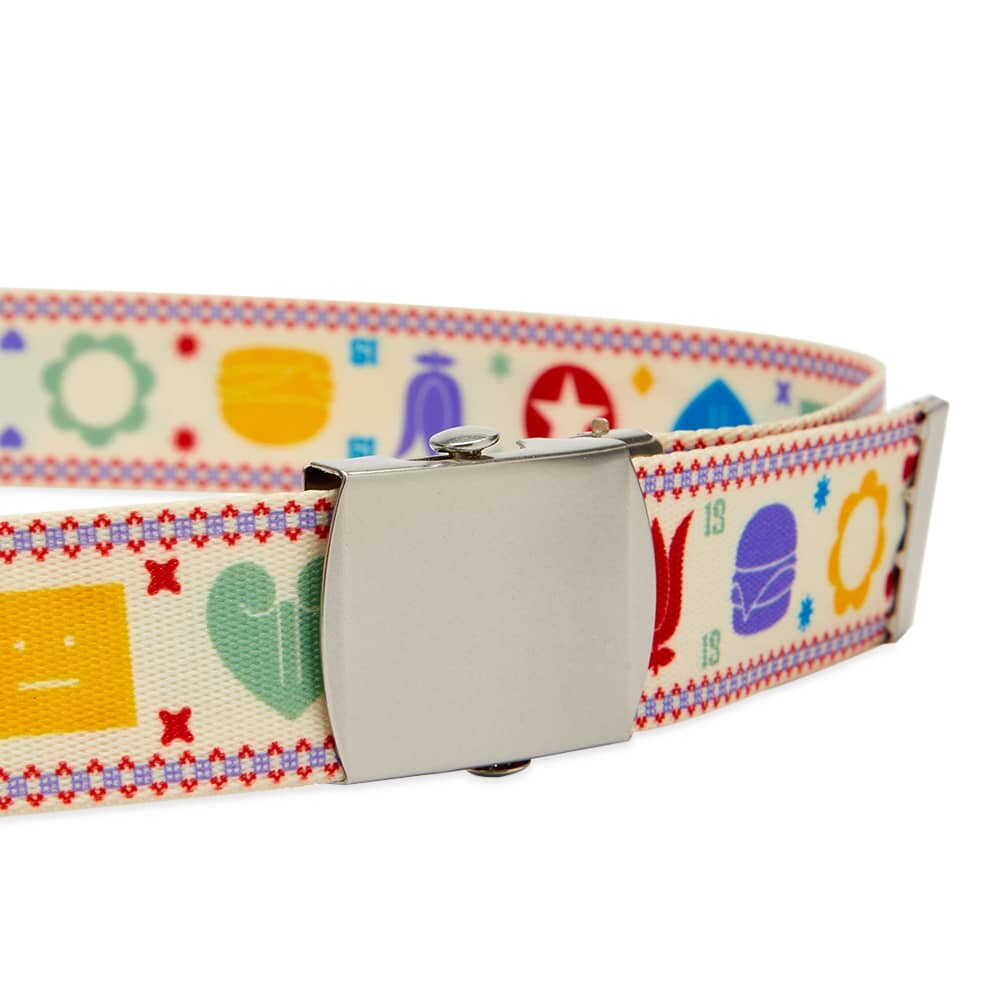 

Ремень Acne Studios Ayani Folklore Face Belt