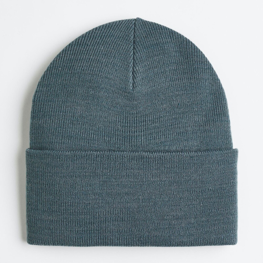 

Шапка H&M Knitted, темно-бирюзовый