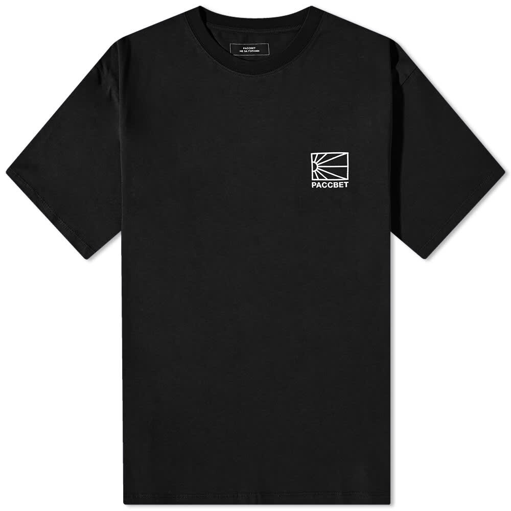 

Футболка PACCBET Small Sun Logo Tee, Черный
