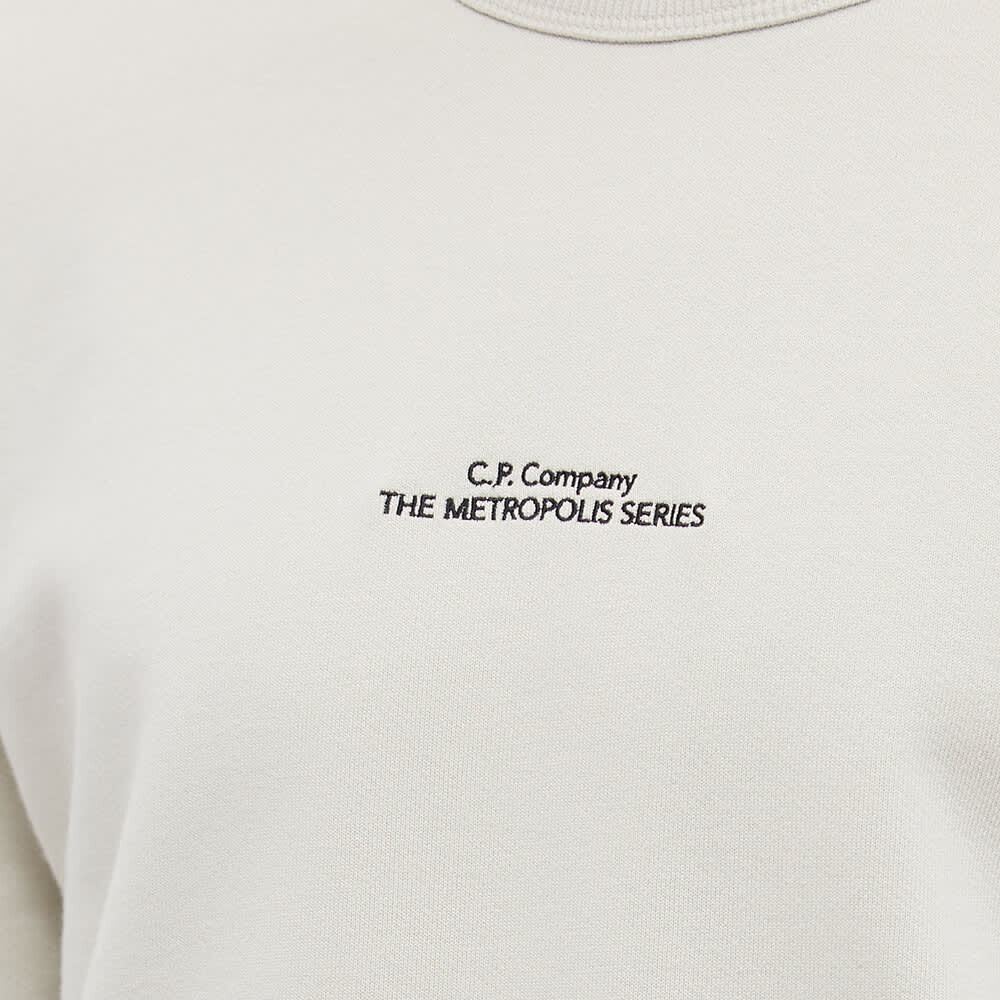 

Толстовка C.P. Company Metropolis Centre Logo Crew Sweat, Серый