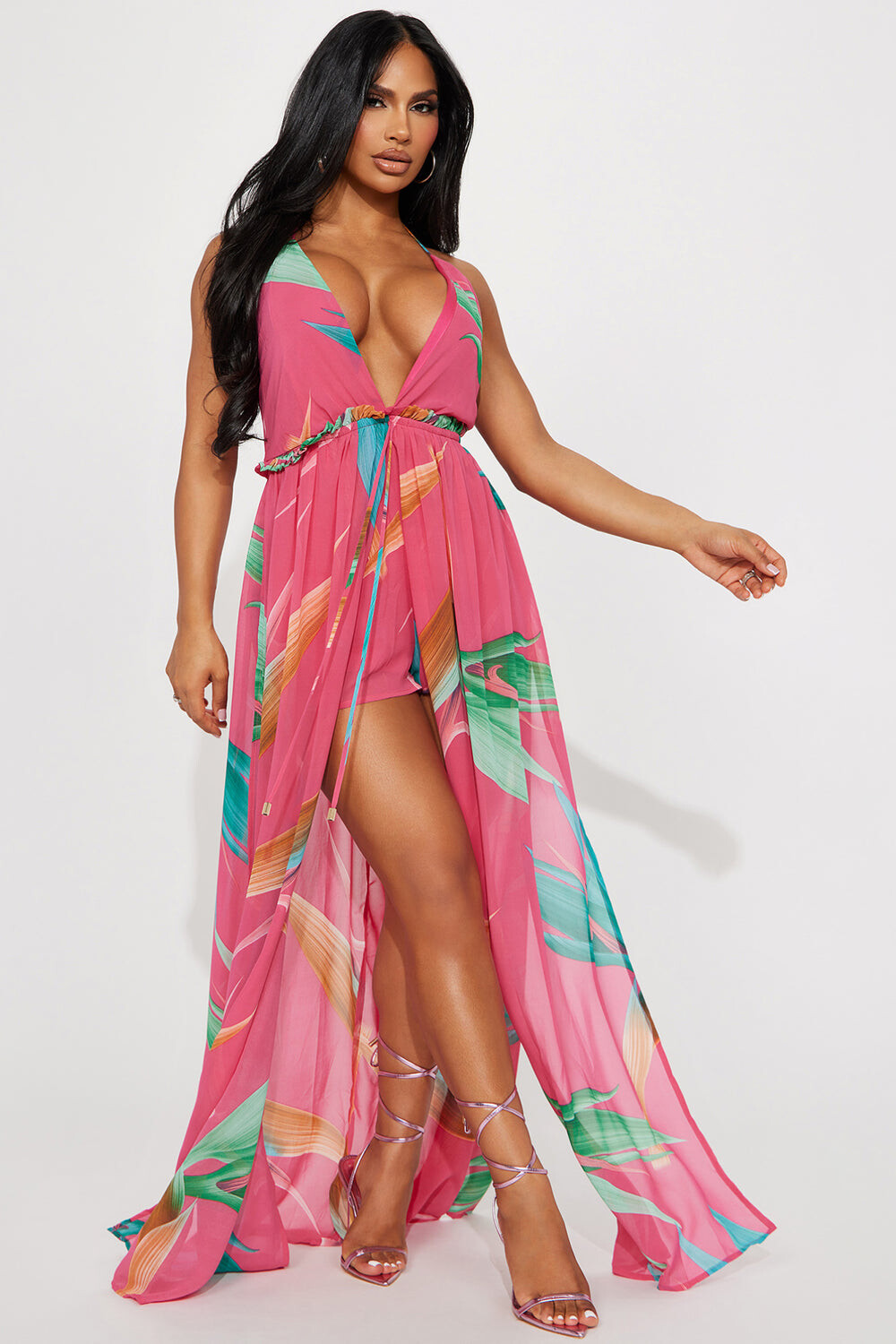 

Комбинезон Fashion Nova DM3095, розовый