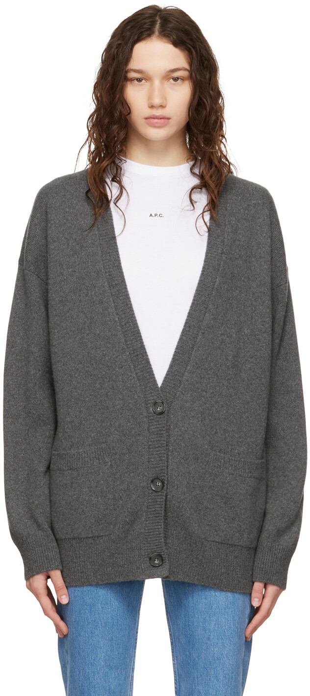 

Серый кардиган Jane Birkin Edition A.P.C.