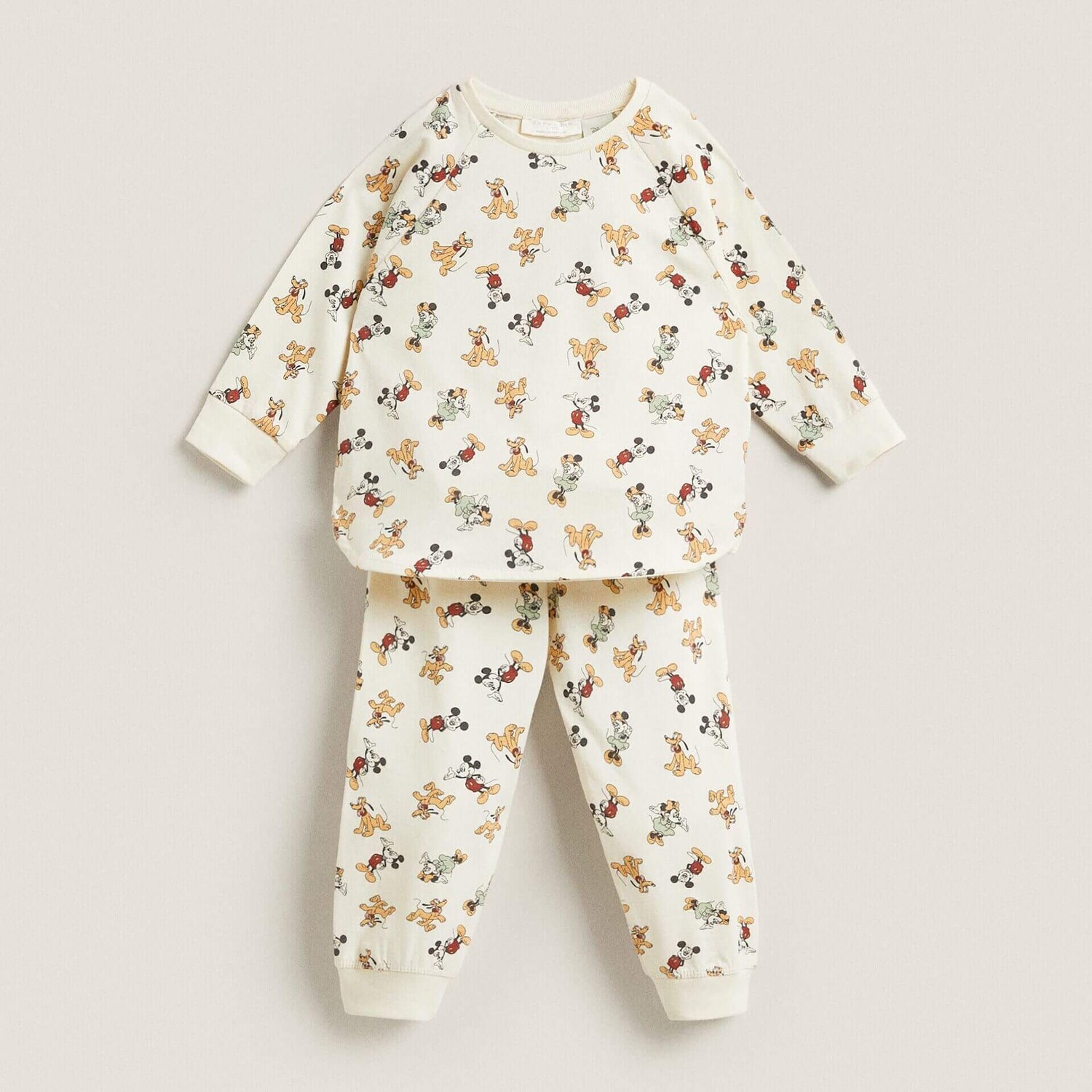 

Пижама Zara Home Mickey Cotton Jersey, бежевый
