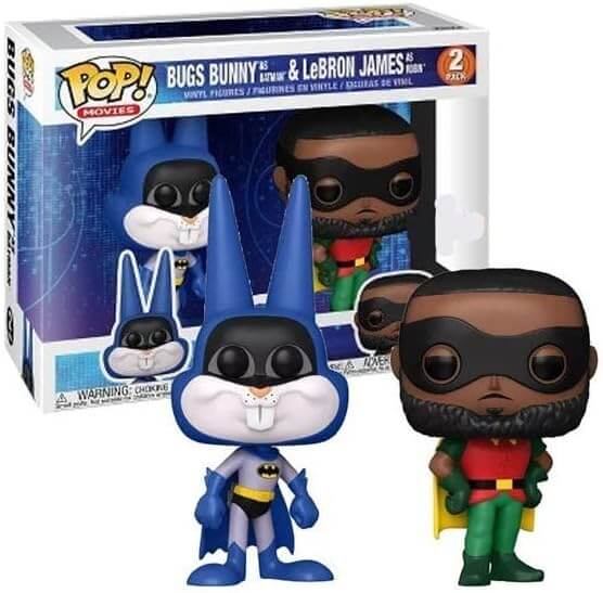 

Фигурка Funko POP! Movies 2pk: Space Jam 2 - Bugs Bunny as Batman & Lebron James as Robin