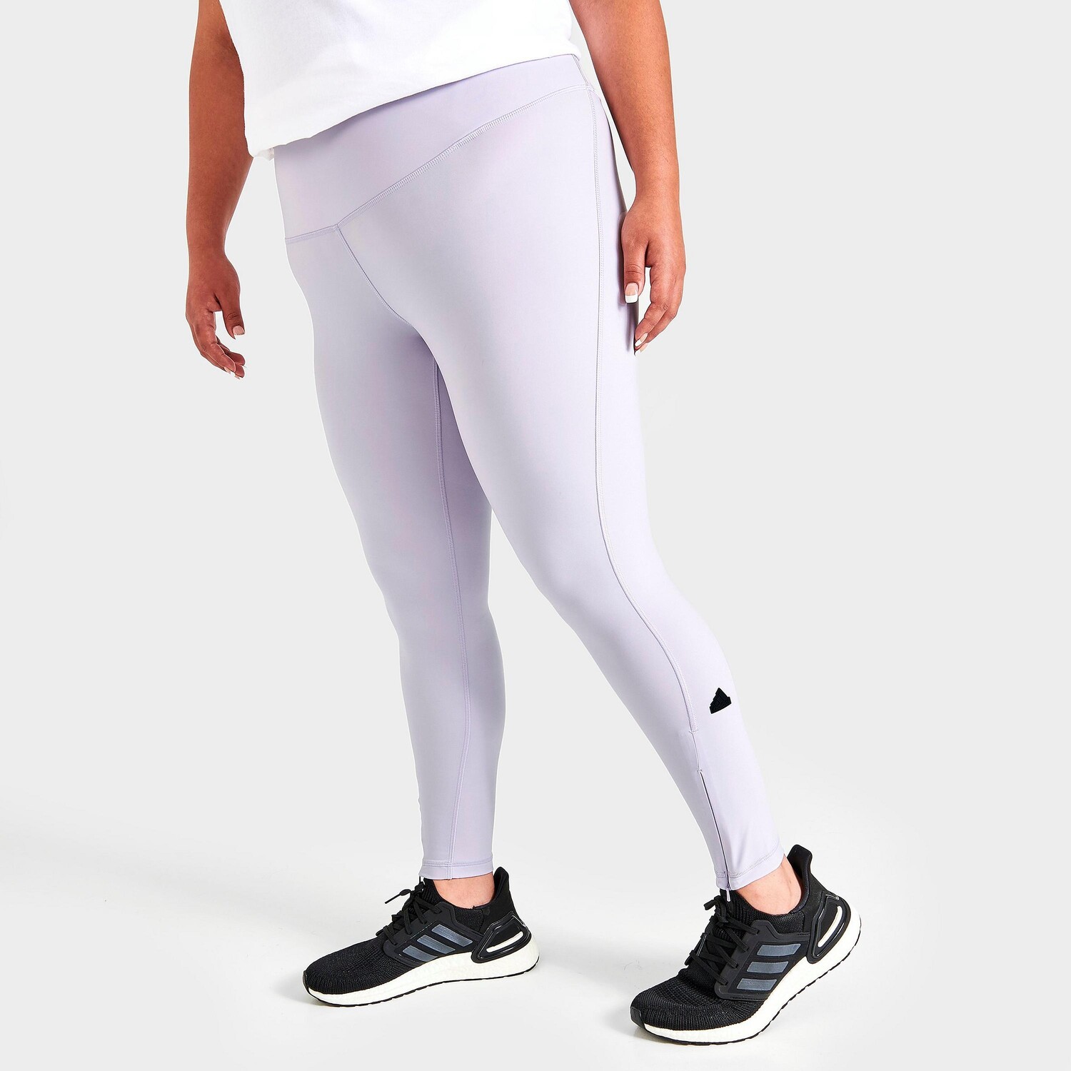 

Женские укороченные тайтсы Adidas Sportswear (большие размеры), серый