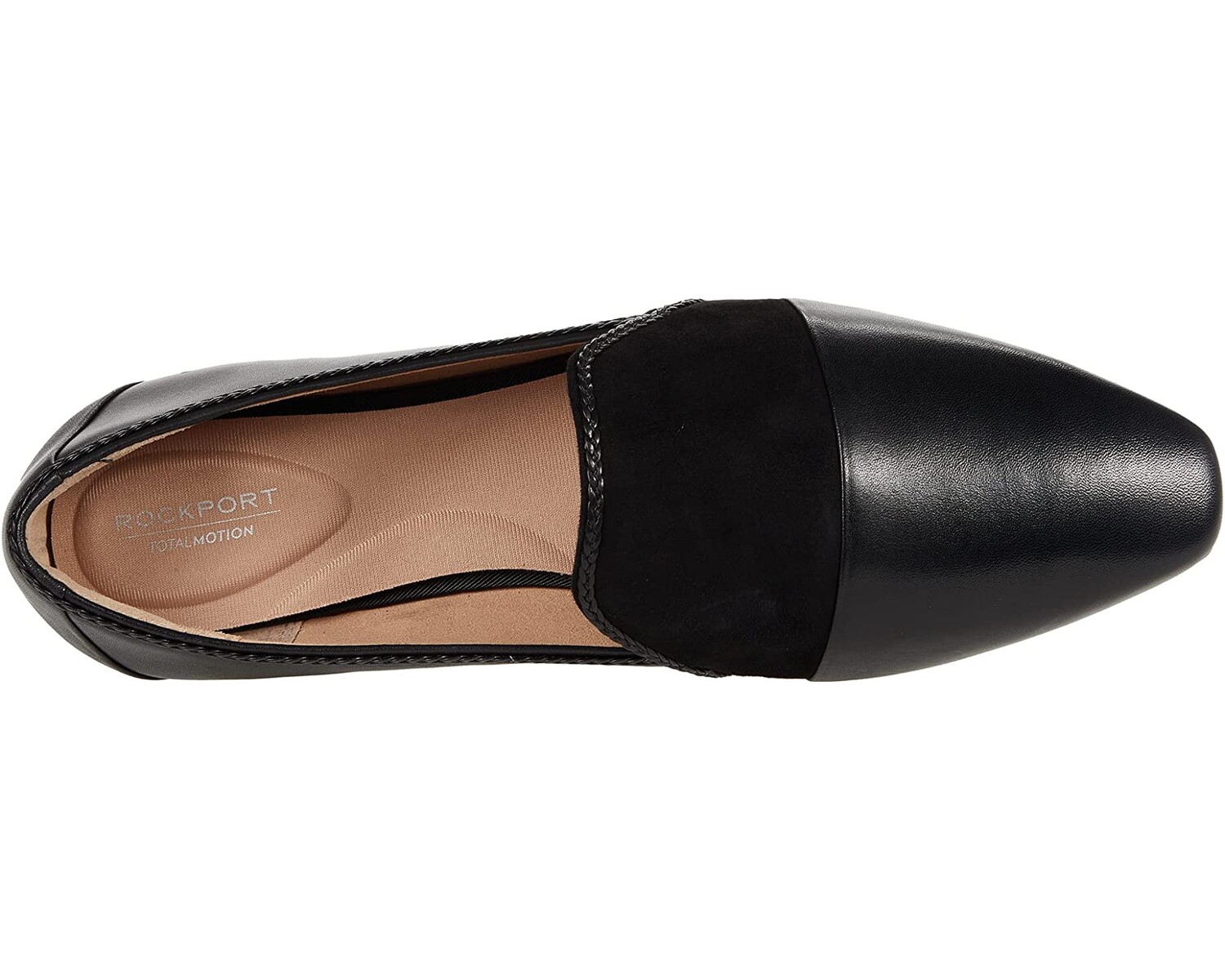 

Туфли на плоской подошве Total Motion Laylani Piece Slip-On Rockport, черный