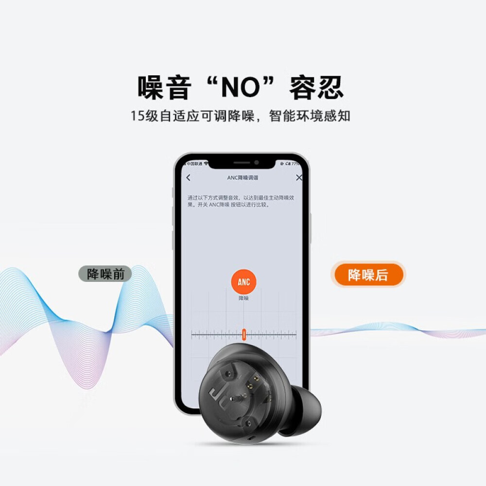 

Bluetooth-гарнитура спортивная JBL LIVE FREE NC True с шумоподавлением, белый