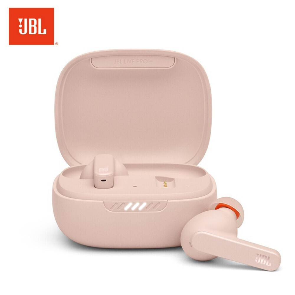 

Беспроводные наушники JBL Live Pro+ с шумоподавлением (ANC) и защитой от пота, розовый