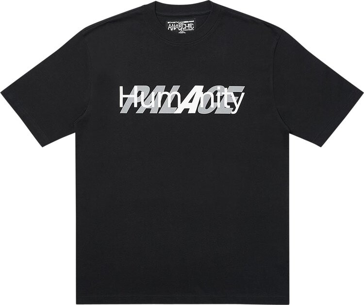 

Футболка Palace Humanity T-Shirt 'Black', черный