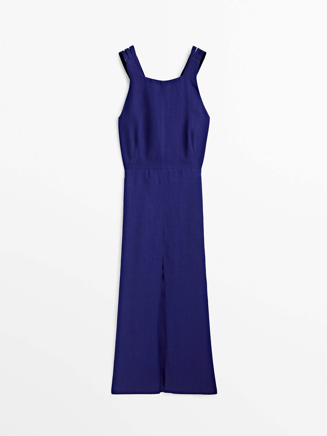 

Платье Massimo Dutti Crossed Back, синий