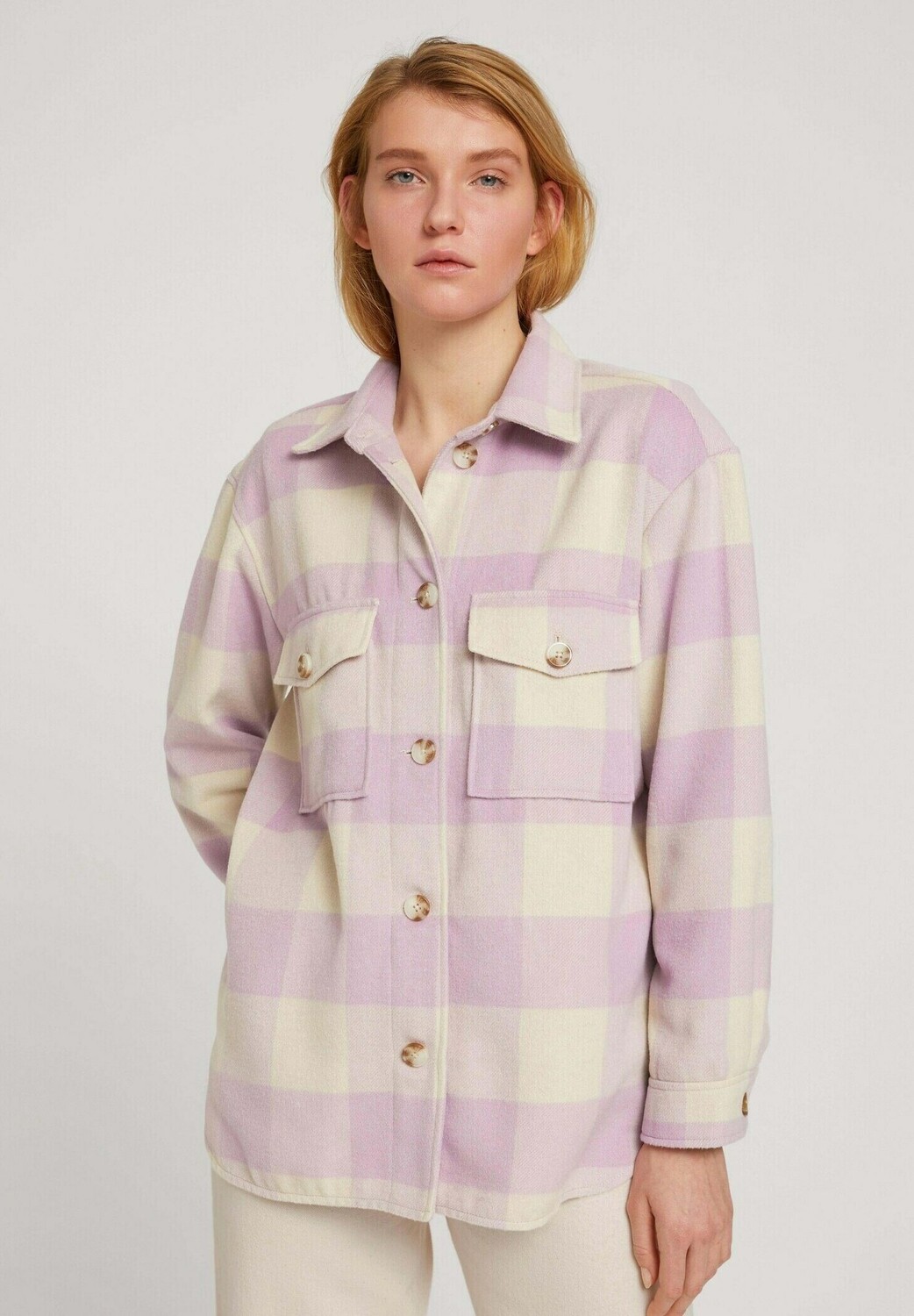 

Пальто короткое Tom Tailor Denim, бежевый