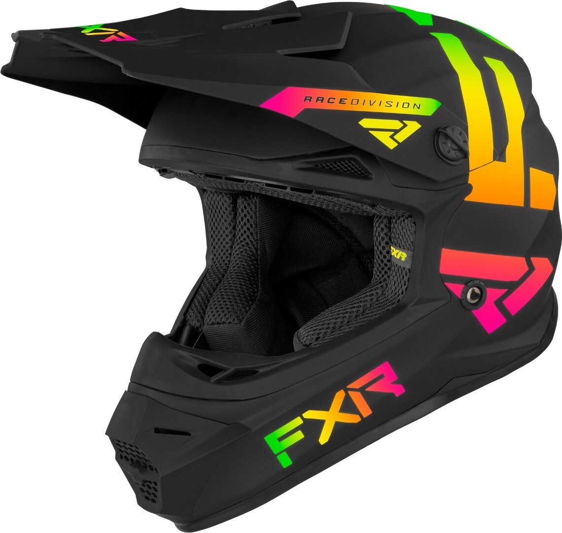 

Шлем FXR Legion MX Gear для мотокросса, черный/оранжевый/белый