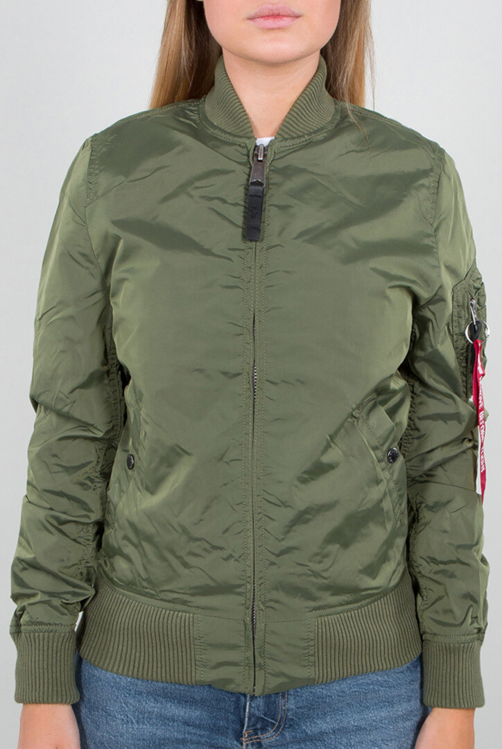 

Куртка Alpha Industries MA-1 TT женская, оливковая