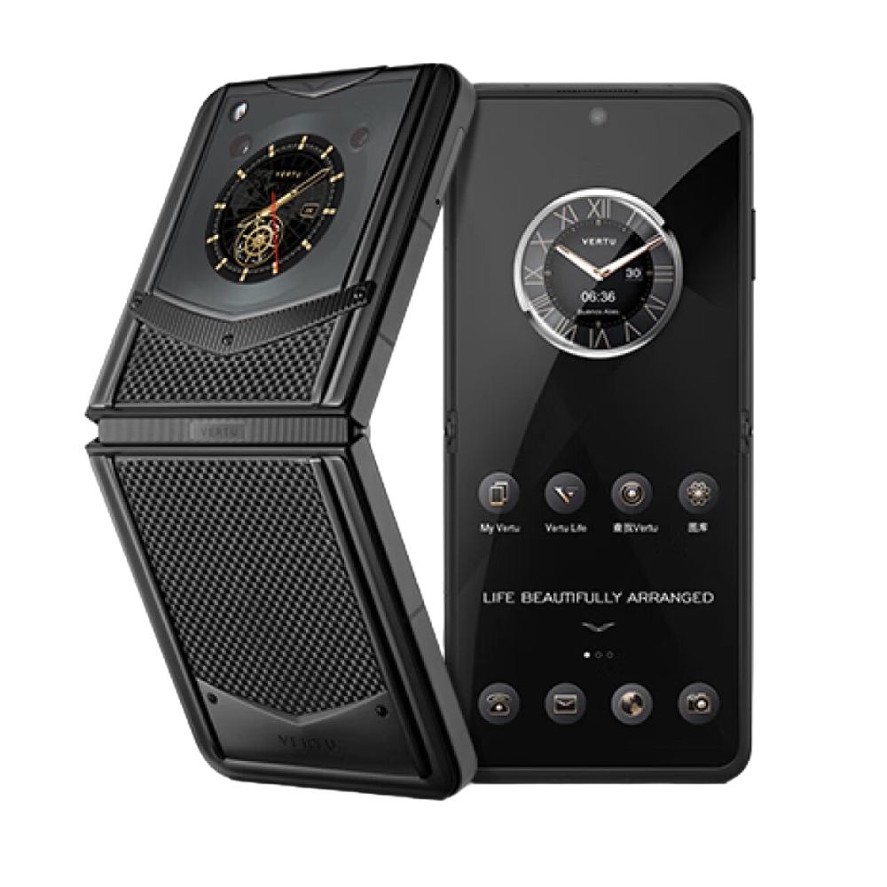 Смартфон Vertu IronFlip, Black Carbon Fiber, 12 ГБ/512 ГБ, 2 Nano-SIM ...