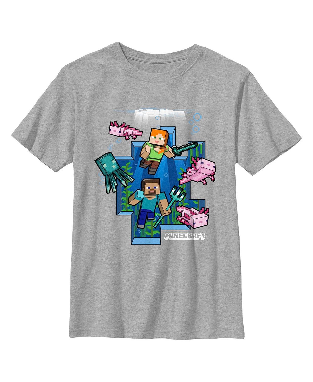 

Детская футболка Minecraft Under the Sea для мальчика Microsoft