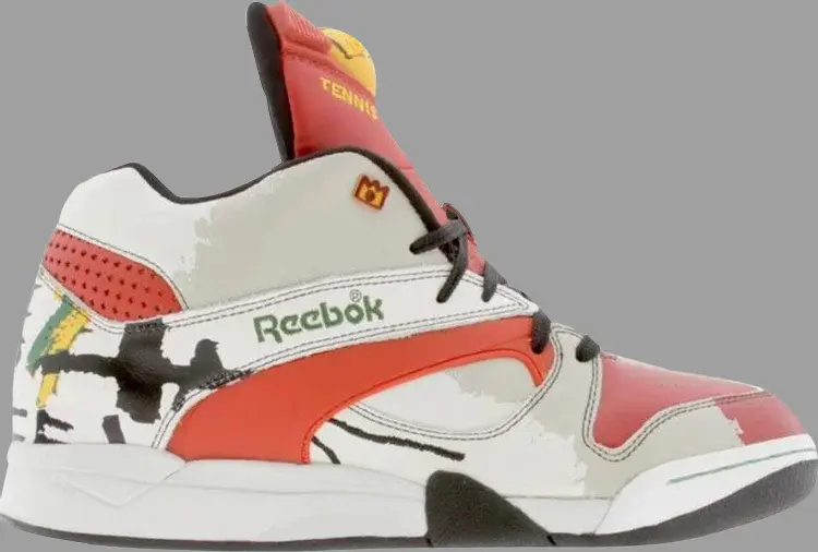

Кроссовки court victory pump affiliart basquiat trumpet Reebok, белый