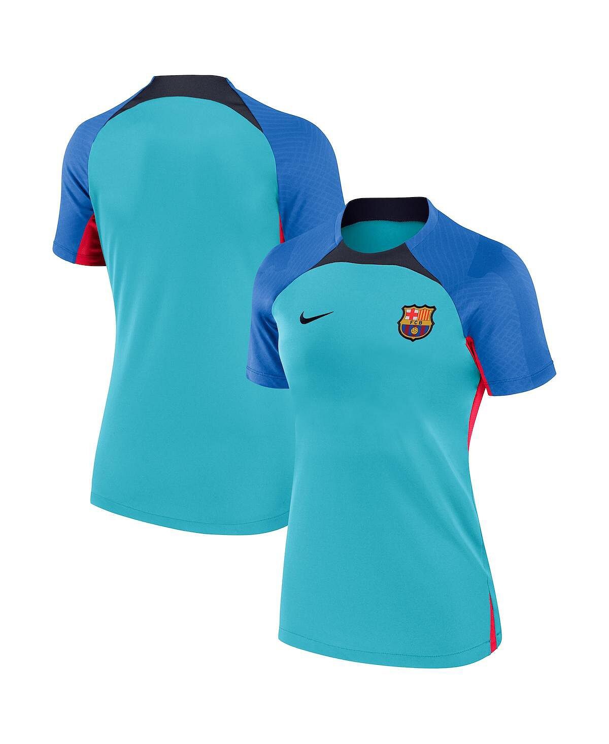 

Женская бирюзовая футболка barcelona 2022/23 strike performance Nike, бирюзовый, Зеленый