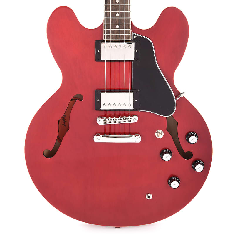 

Epiphone вдохновлен Gibson ES-335 Cherry Inspired by Gibson ES-335