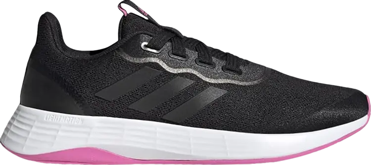 

Кроссовки Adidas Wmns QT Racer Sport 'Black Screaming Pink', черный