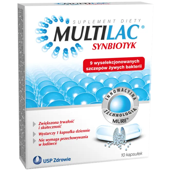 

Multilac твердые капсулы, 10 капсул/1 упаковка