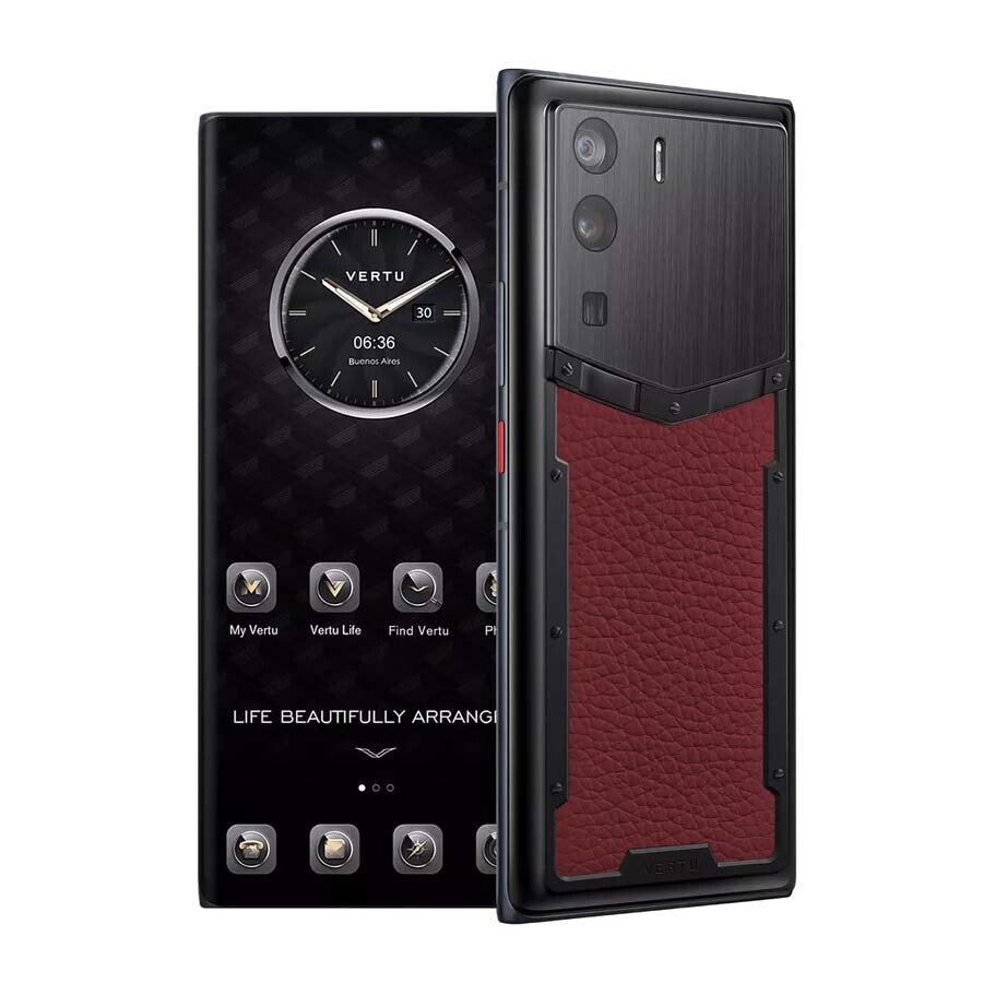 

Смартфон Vertu Metavertu Calfskin 18Гб/1Тб, 2 Nano-SIM, черный/красный