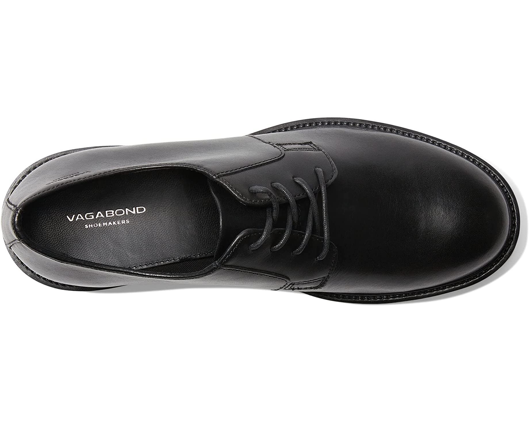 Оксфорды Kenova Leather Derby Vagabond Shoemakers, черный - фото