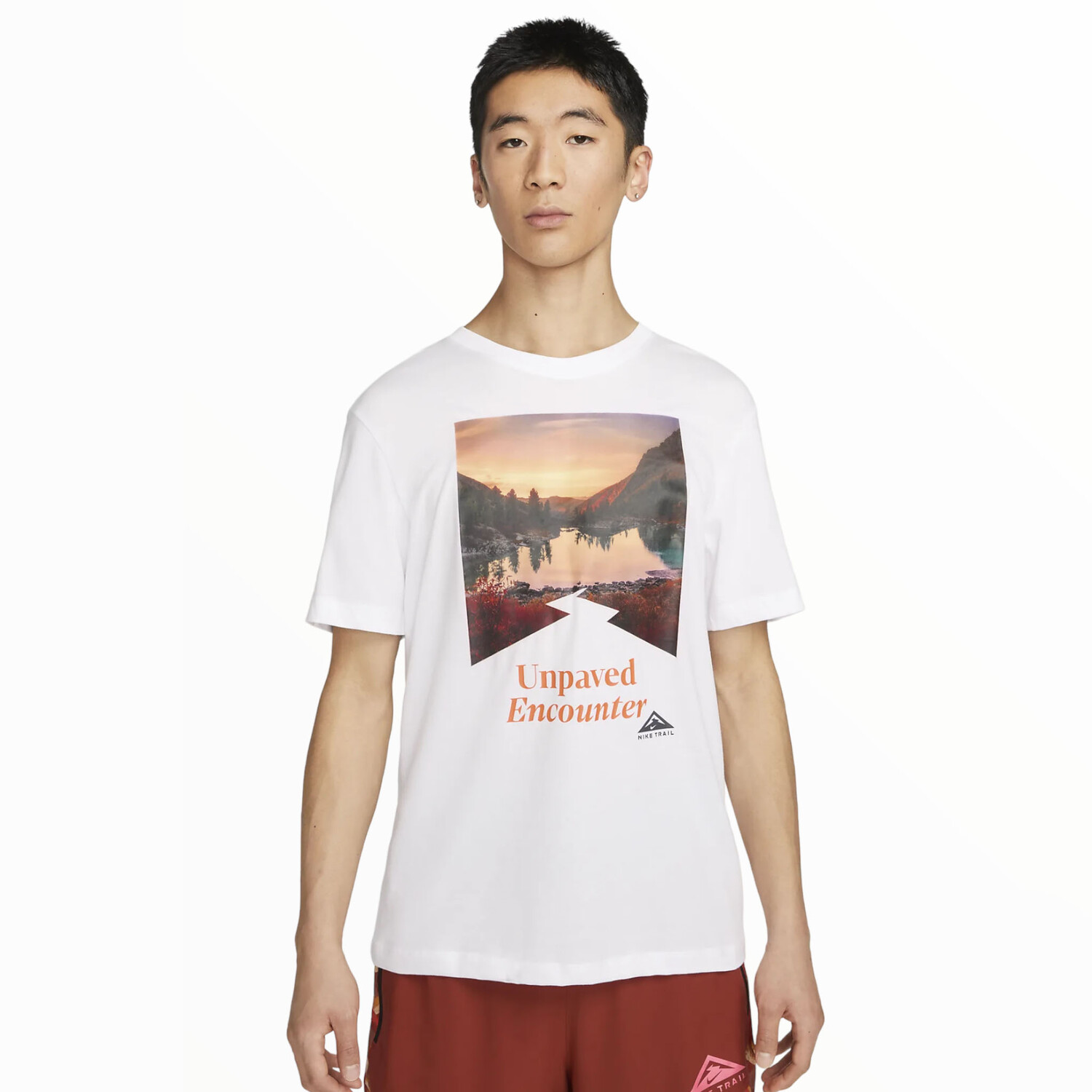 

Футболка Nike Trail Dri-FIT Running, белый