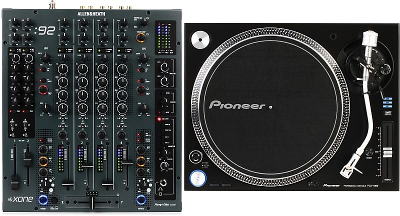 

Аналоговый DJ-микшер Allen & Heath Xone:92 с 4-полосным эквалайзером и многорежимными фильтрами в комплекте с профессиональным проигрывателем Pioneer DJ PLX-1000 Allen & Heath + Pioneer DJ AH-XONE:92-FADER=1 PLX-1000=1