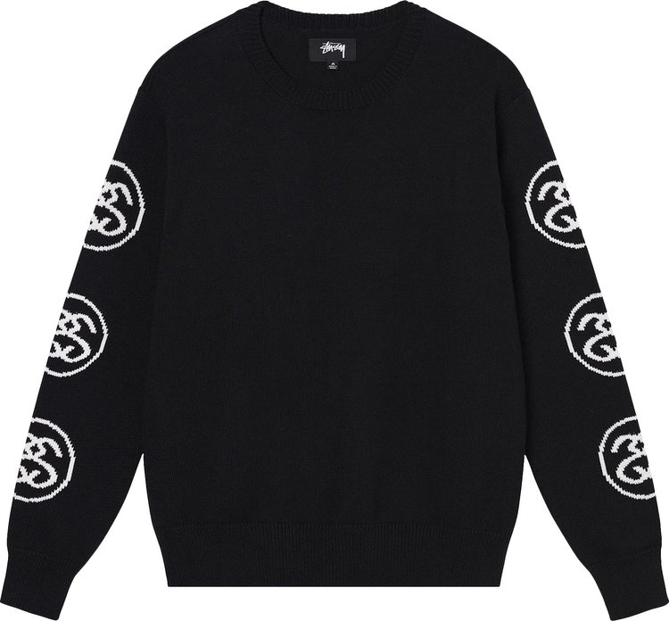 Свитер Stussy SS-Link Sweater 'Black', черный свитер stussy hockey black черный
