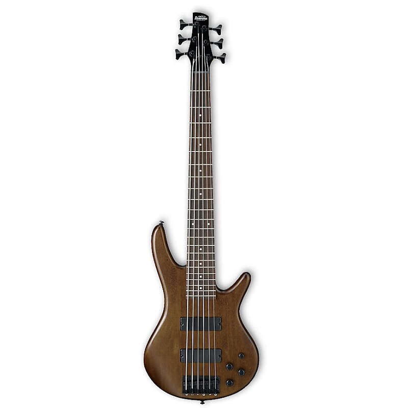 

Ibanez GSR206BWNF 6-струнная электрическая бас-гитара (плоская отделка из орехового дерева) Ibanez GSR206BWNF 6-String Electric Bass Guitar (Walnut Flat Finish)