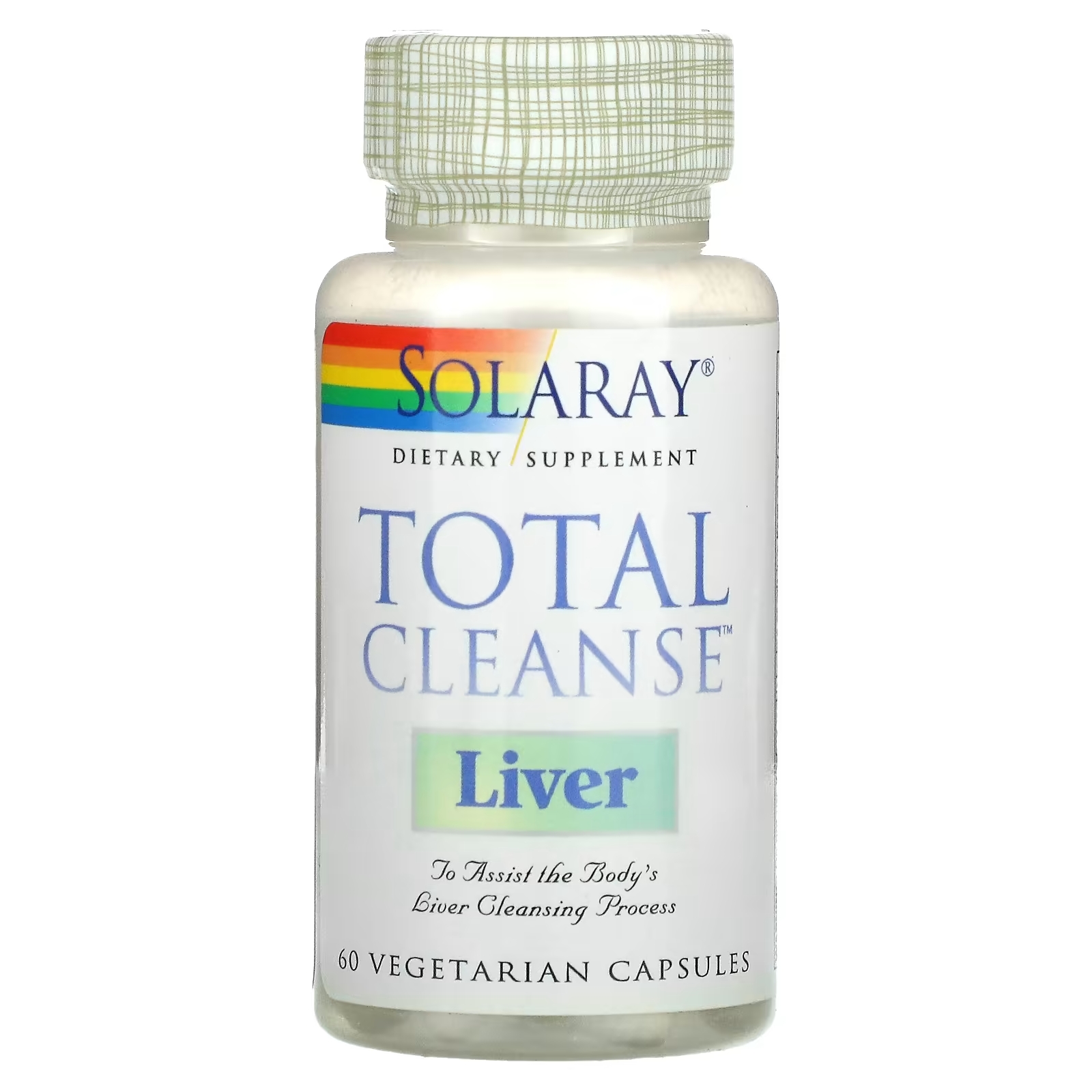 Solaray Total Cleanse для очистки печени, 60 вегетарианских капсул enzymedica purify добавка для очистки печени 60 капсул