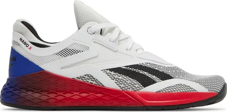 

Кроссовки nano x 'white vector red' Reebok, белый