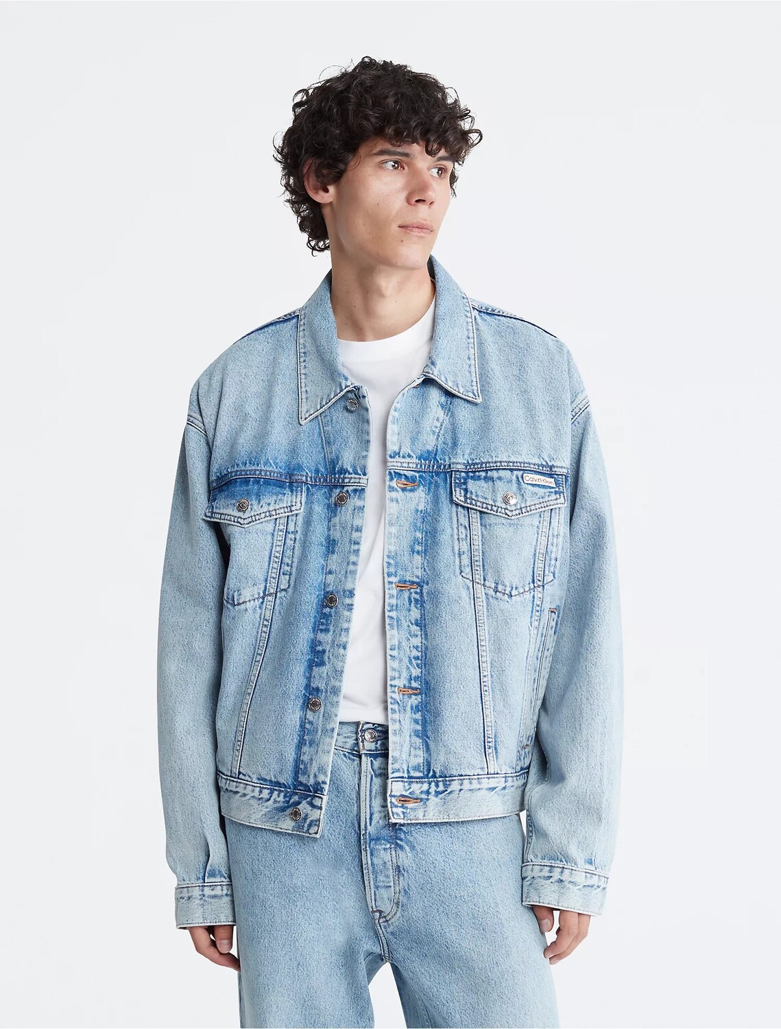 

Джинсовая куртка Calvin Klein Future Archive Trucker, синий