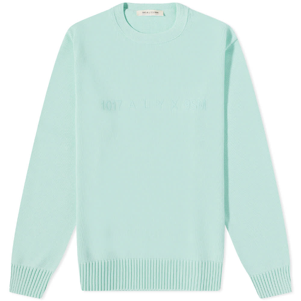 

Джемпер 1017 ALYX 9SM Treated Logo Crew Knit, Зеленый