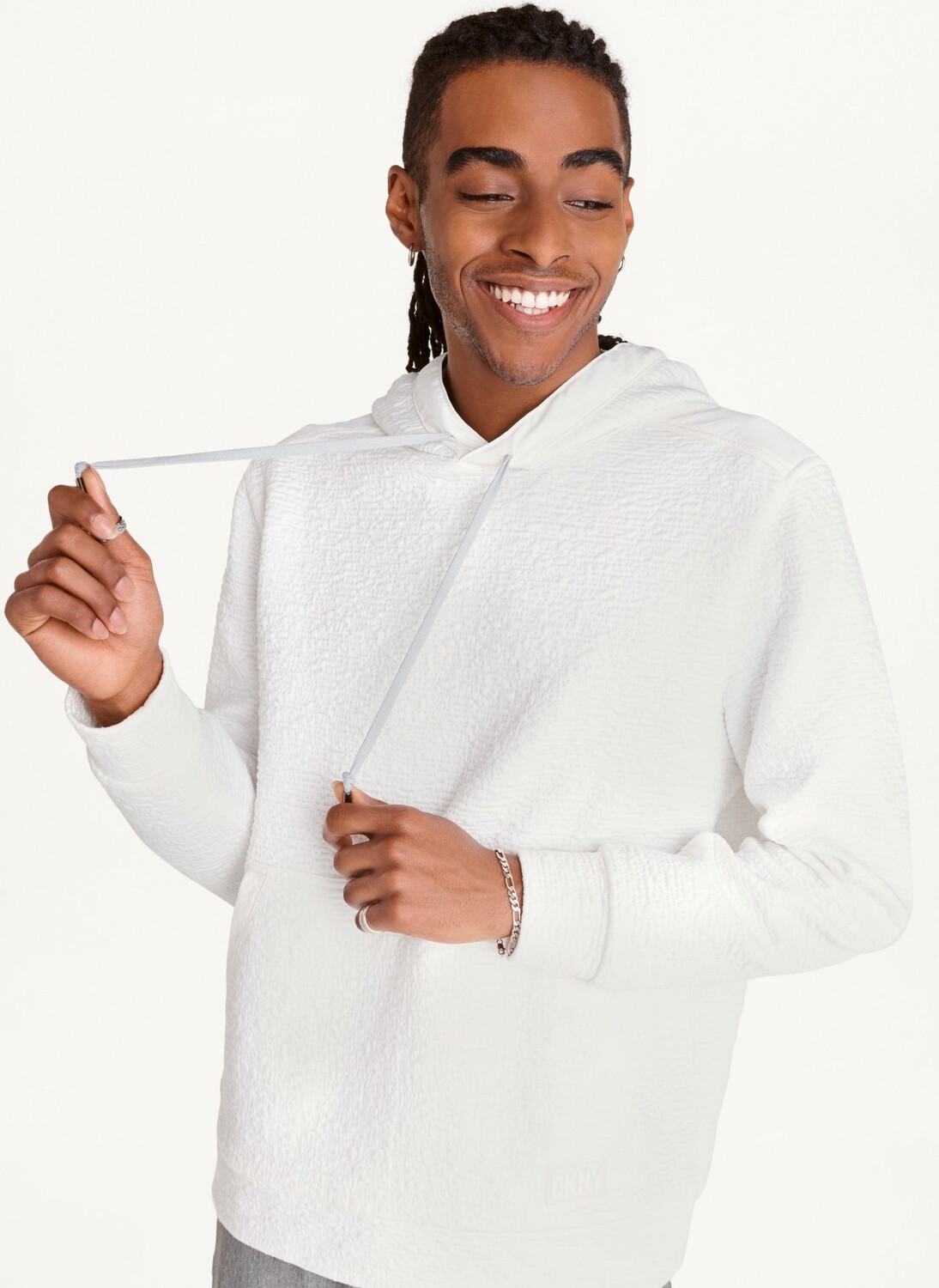 

Толстовка со стеганой текстурой Novelty DKNY, Серый