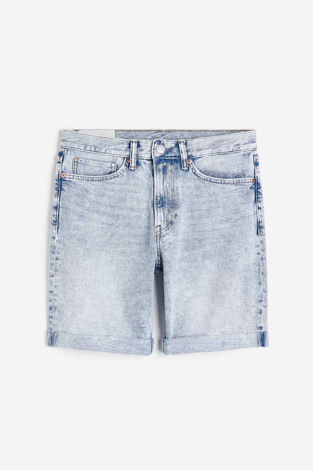 

Узкие джинсовые шорты H&M, бледно-голубой