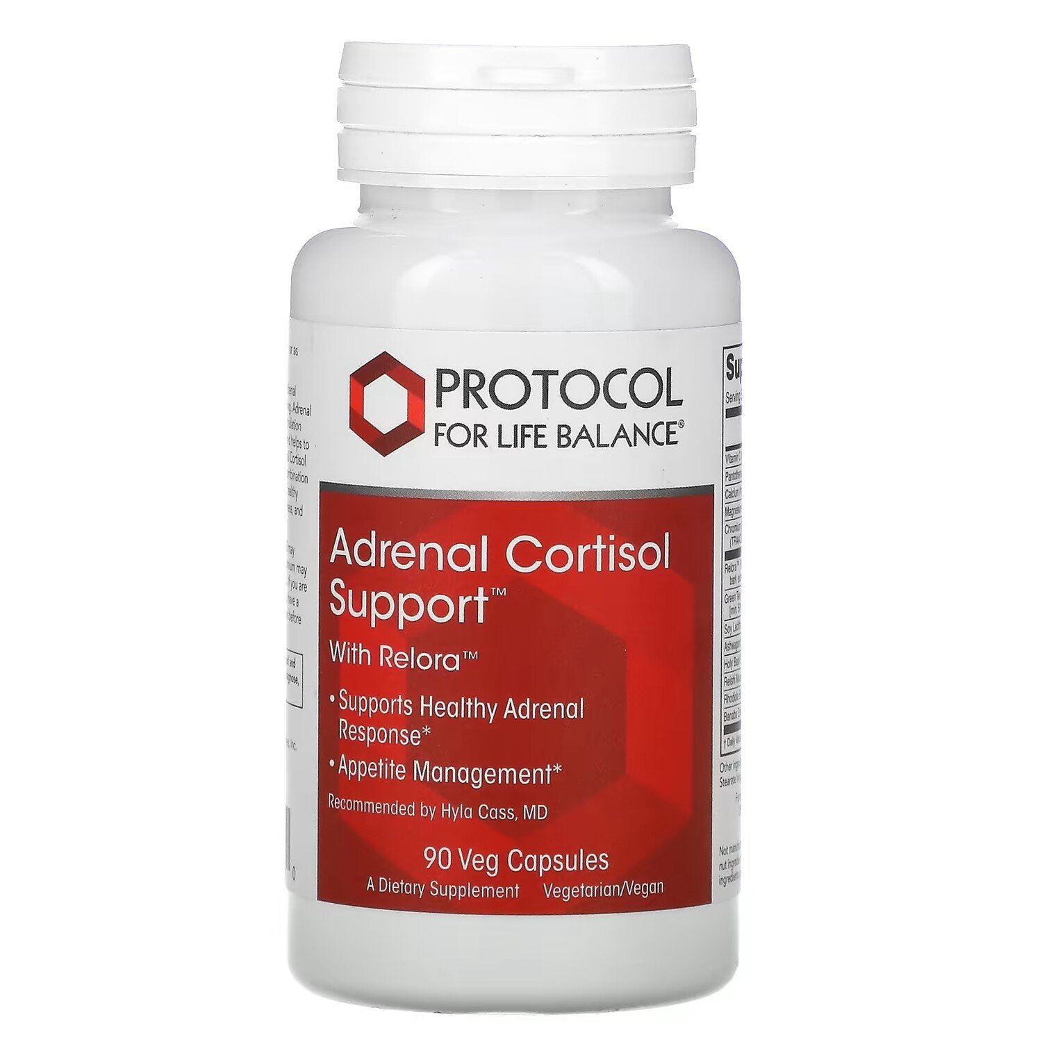 Protocol for Life Balance Adrenal Cortisol Support с Relora препарат для  поддержки надпочечников, 90 растительных капсул – заказать из-за границы с  доставкой в «CDEK.Shopping»