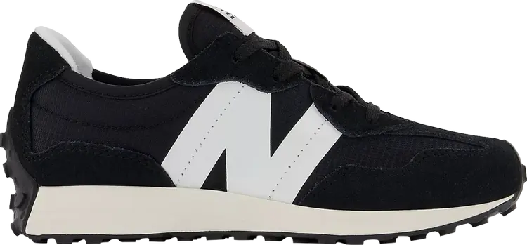 

Кроссовки New Balance 327 Little Kid Wide 'Black White', черный