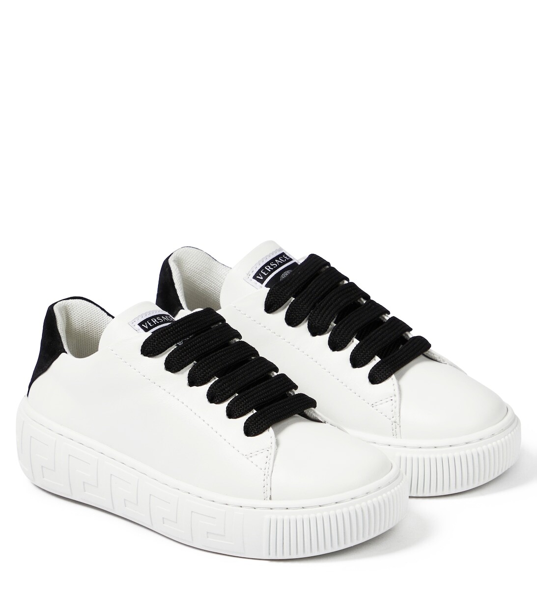 

Кроссовки Greca из кожи Versace, белый
