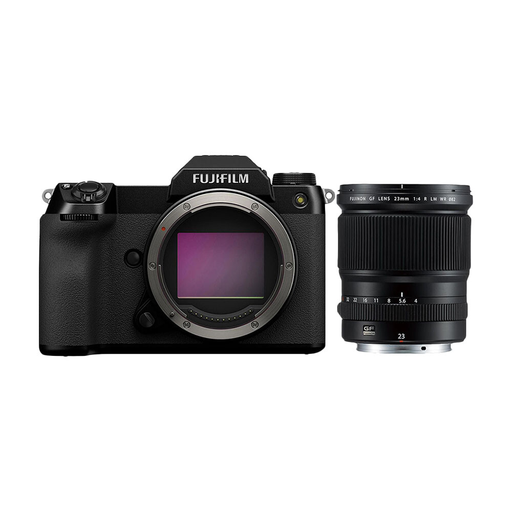 

Фотоаппарат Fujifilm GFX 100S Body + GF 23mm f/4 R LM WR, черный