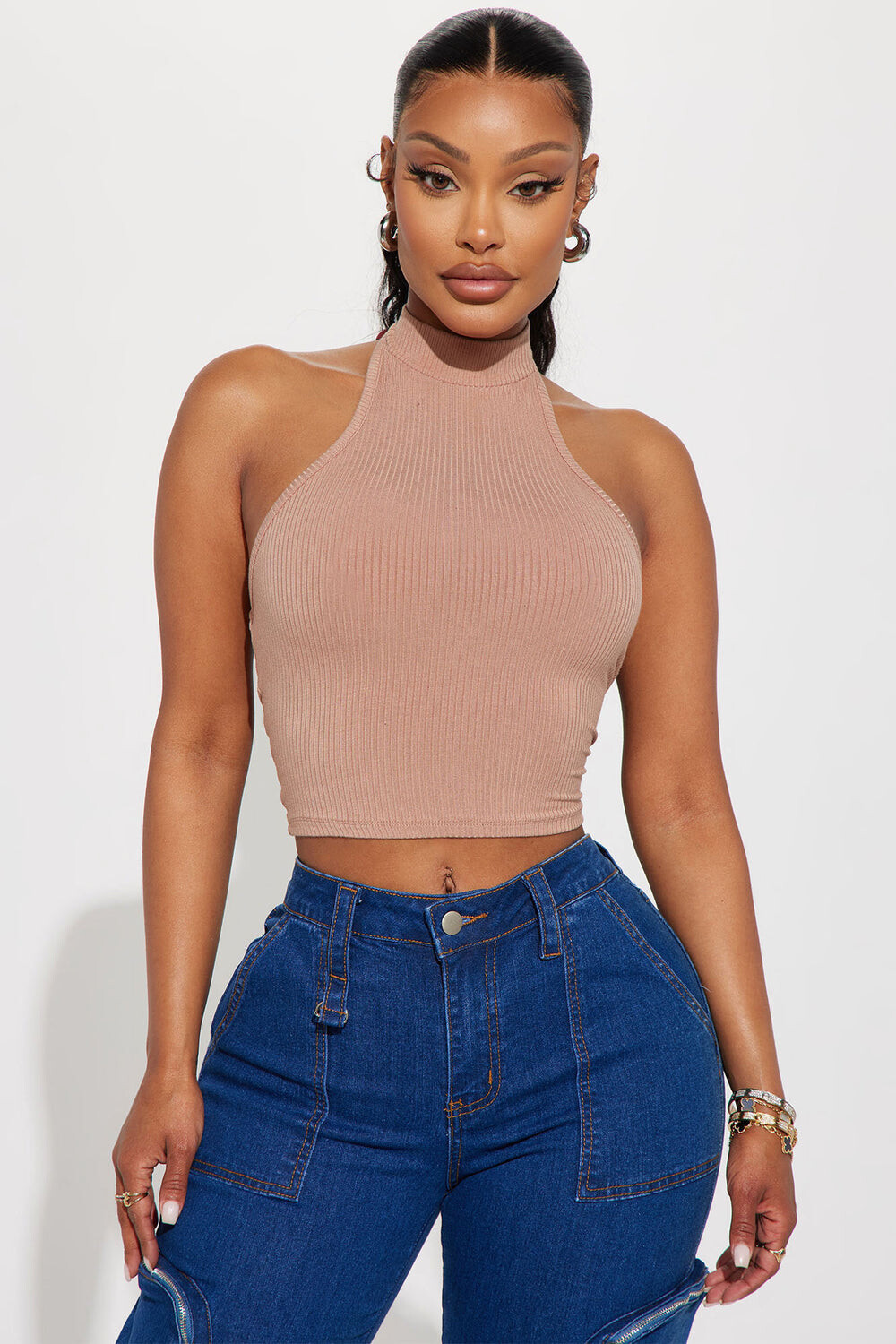 

Топ Fashion Nova HT18622, нюд